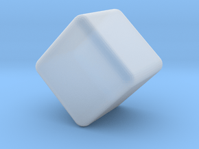 Cube Rounded V2 - 10mm in Tan Fine Detail Plastic