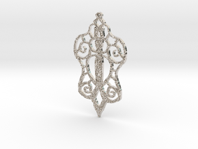 :Baby Lace: Pendant in Platinum