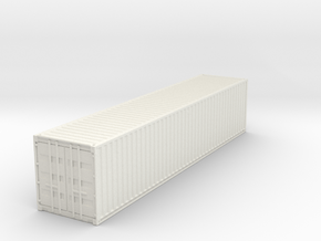 40ft Shipping Container 1/100 in White Natural Versatile Plastic