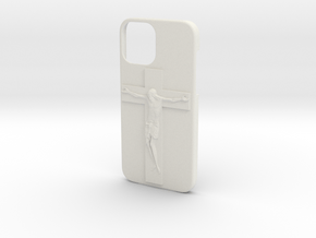 IPhone 12 Jesus Case in White Premium Versatile Plastic