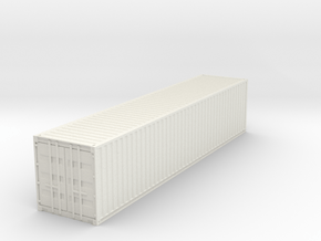 40ft Shipping Container 1/72 in White Natural Versatile Plastic