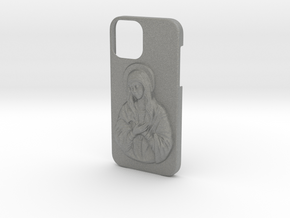 IPhone 12 Holy Mary Case in Gray PA12