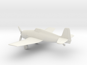 Grumman F6F Hellcat in White Natural Versatile Plastic: 1:144