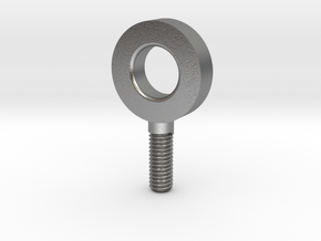 M3 screw eye for DuoLetter Shapes in Natural Silver
