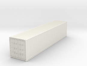 40ft Shipping Container 1/120 in White Natural Versatile Plastic