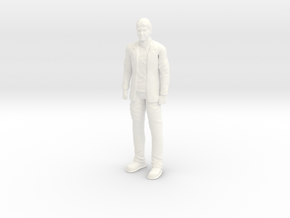 Steve McQueen - Bullitt - 1.24 in White Processed Versatile Plastic