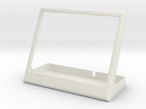 Base for pimoroni inky pHAT and raspberry pi in White Natural Versatile Plastic
