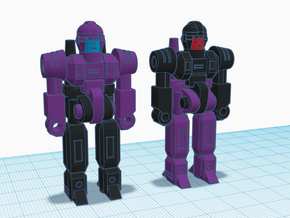 Blesser and Firebolt RoGunners in Purple Processed Versatile Plastic: Large