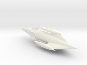 Michael Class Starship - 1:20000 in White Processed Versatile Plastic