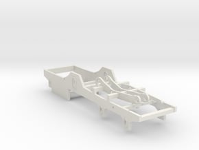 GWR Broad Gauge Rover chassis in White Natural Versatile Plastic