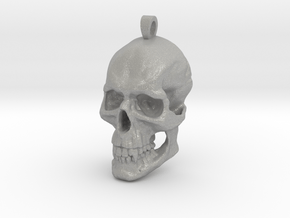 skull pendant in Aluminum