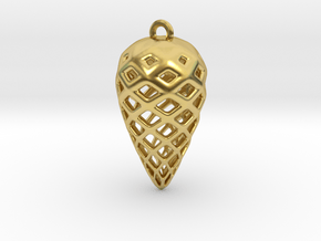 Diamond Seed Occasional in Polished Brass