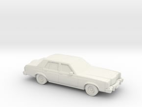 1/43 1977-80 Lincoln Versailles in White Natural Versatile Plastic