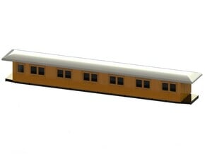 Ao4 - Swedish passenger wagon in Tan Fine Detail Plastic