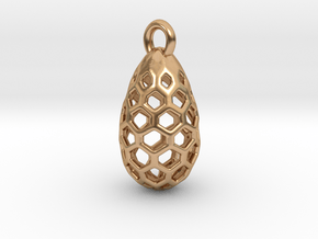 Hexagon Egg in Polished Bronze