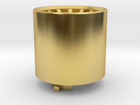 Plug Style 5 in Polished Brass