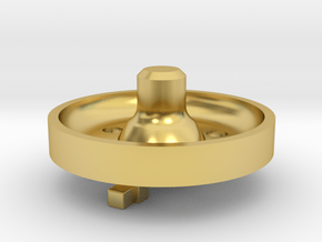 Plug Style 12 in Polished Brass