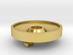 Plug Style 10 in Polished Brass