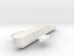1000 Oberth Orca sub-class parts in White Natural Versatile Plastic