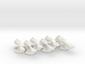 7000 Scale Trobrin Fleet Command Collection MGL in White Natural Versatile Plastic