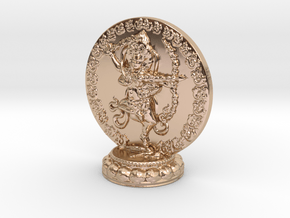 Kurukulle Miniature Statue in 14k Rose Gold Plated Brass