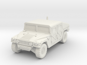 Humvee in White Natural Versatile Plastic: 1:100