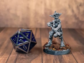 Male Alchemist - Goblin - Artificer - D&D in Tan Fine Detail Plastic