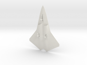 F/A-XX Sixth Generation Fighter (w/Landing Gear) in White Natural Versatile Plastic: 1:72