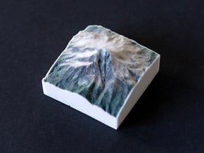 Mt. Jefferson, Oregon, USA, 1:100000 Explorer in Natural Full Color Sandstone