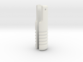 Nelspot 007 Pump Handle in White Natural Versatile Plastic