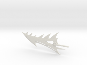 Age of Extinction Grimlock Spinal Sword in White Natural Versatile Plastic