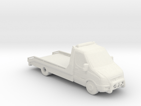 2019 Transit Ramp truck 1:160 in White Natural Versatile Plastic