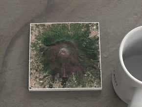 Mt. Vesuvius, Italy, 1:100000 in Natural Full Color Sandstone
