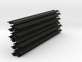 Kanaldielensatz 7m in Black Natural Versatile Plastic