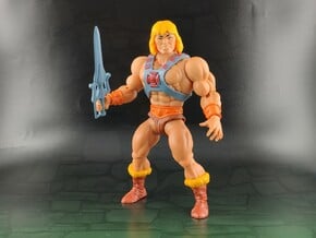 Vintage Powersword (MotU Origins Scale) in Tan Fine Detail Plastic