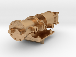  Gauge 1 26 class loco Westinghouse pump and mount in Natural Bronze