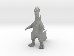 Titanosaurus kaiju monster miniature game rpg 65mm in Gray PA12