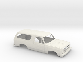 1/25 1978/79  Dodge Ramcharger Shell in White Natural Versatile Plastic