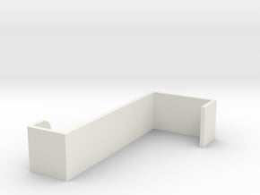 DOOR HOOK in White Natural Versatile Plastic