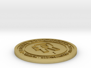 RSR Coin Season One in Natural Brass