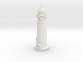 Lighthouse (round) 1/100 in White Natural Versatile Plastic
