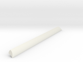 'O Scale' - Air Cond. Duct for Passenger Car in White Natural Versatile Plastic