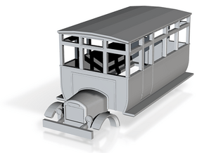 o-148fs-hmst-shefflex-railcar in Tan Fine Detail Plastic