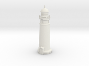 Lighthouse (round) 1/120 in White Natural Versatile Plastic