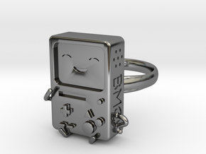 BMO Ring (Small) in Fine Detail Polished Silver