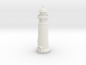 Lighthouse (round) 1/285 in White Natural Versatile Plastic