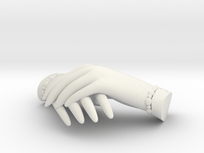 LARGE Mourning Hands in White Natural Versatile Plastic