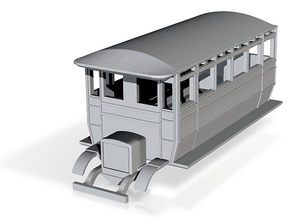 o-148fs-kesr-shefflex-railcar in Tan Fine Detail Plastic