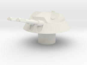 1/30 Kugelblitz turret in White Natural Versatile Plastic