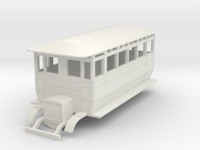 o-87-kesr-shefflex-railcar in White Natural Versatile Plastic
